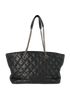 Quilted Tote, &pound;1,500, Handbags, Black, Leather, Back view